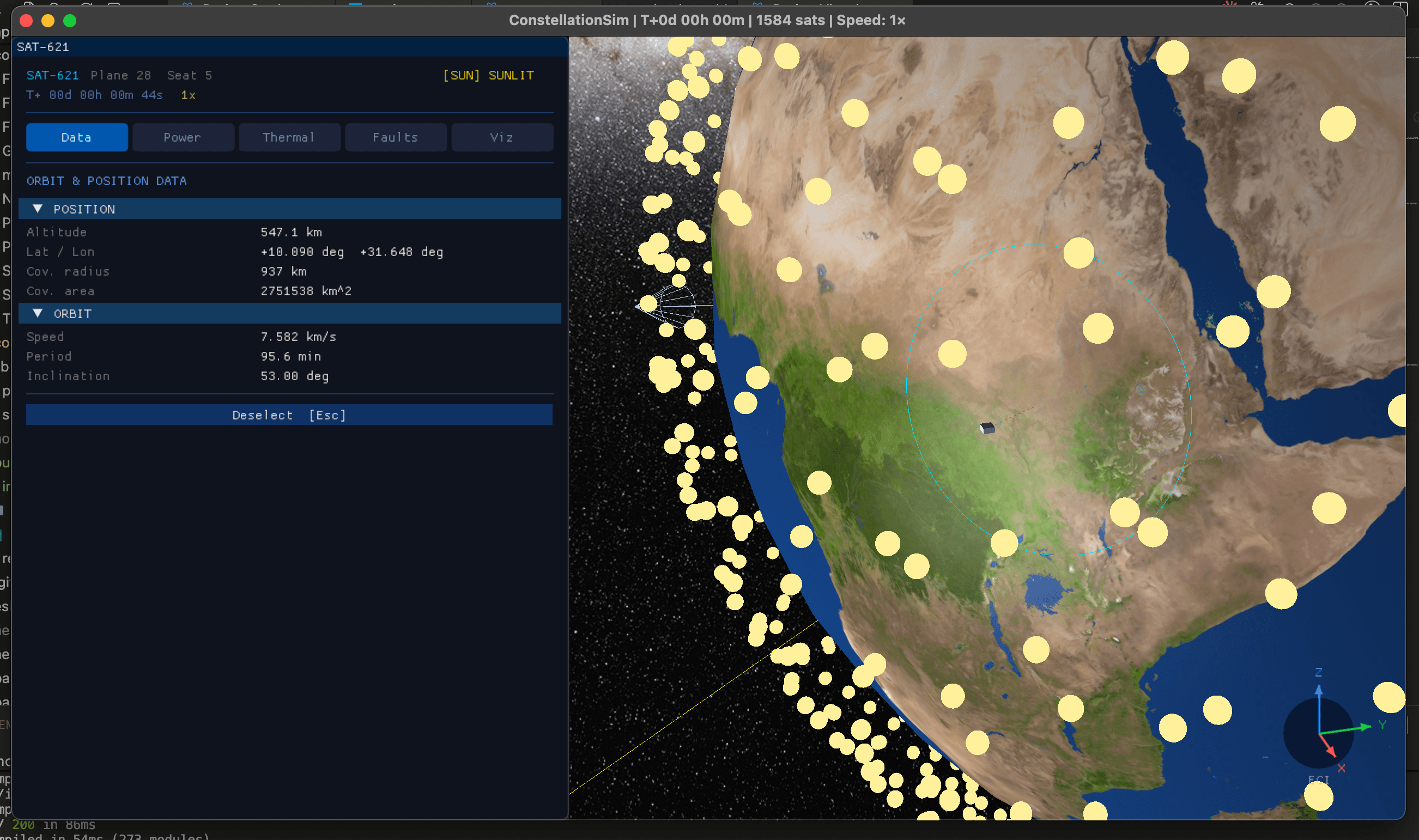 Constellation Design Simulation